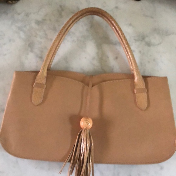 Escada Handbags - 100% authentic like new escada tan 3 pocket bag❤️